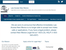 Tablet Screenshot of lawaccess.org